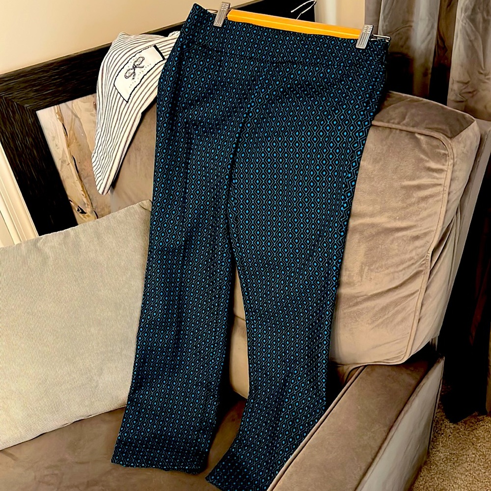 Loft dress pants diamond pattern